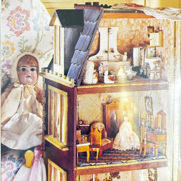 Vtg Springbox Miniature Antique Victorian Dollhouse Puzzle 500 Piece New - Picture 2 of 8